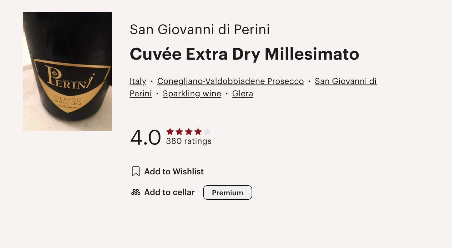 意大利氣泡酒 Villa Perini Cuvee extra dry