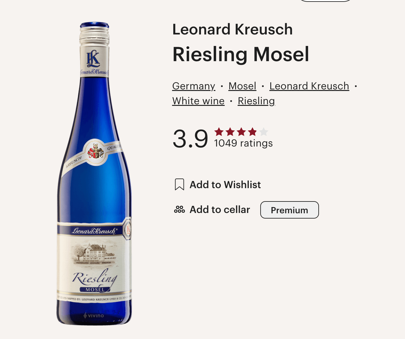 德國 Leonard Kreusch Mosel Riesling 2022