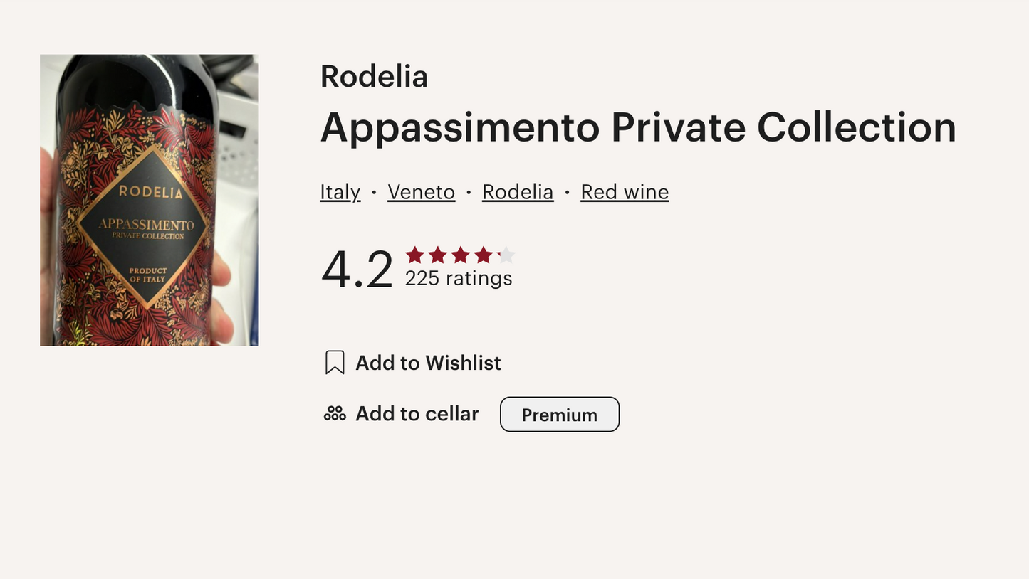 意大利紅酒  Rodelia appassimento IGT puglia