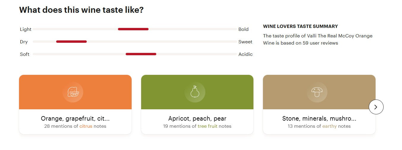 新西蘭橙酒(琥珀酒) Valli The Real McCoy Pinot Gris Orange Wine 2023