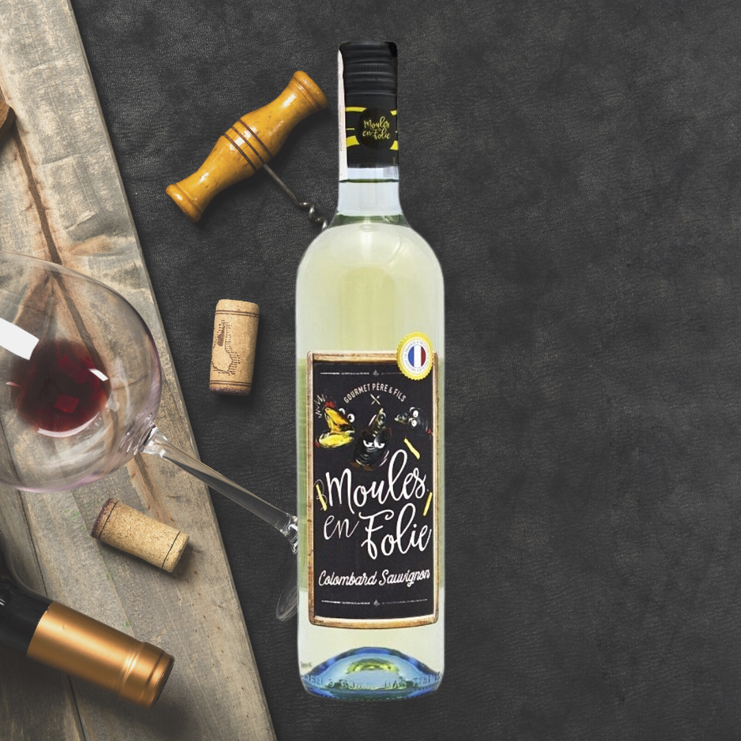 法國 Gourmet Pere & Fils Winery Moules en Folie Colombard Sauvignon Blanc 2020 白酒